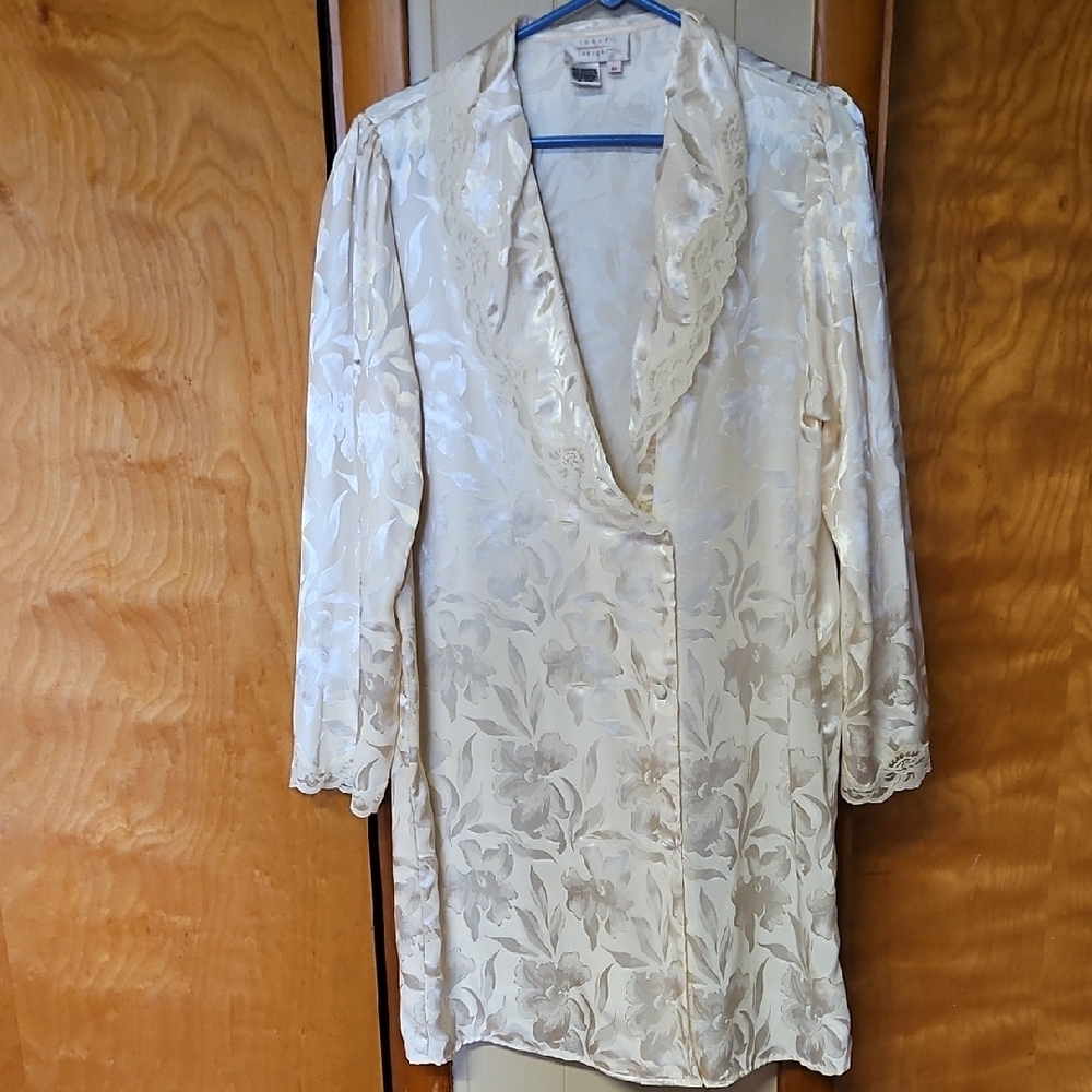 Today Tonight Cream Floral Night Gown